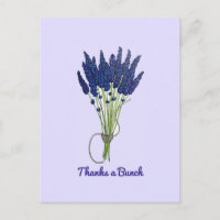 Obrigado por Tudo Buquê de Flores de Lavanda Obrig