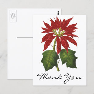 Cartão Postal Obrigado por um Natal Clássico