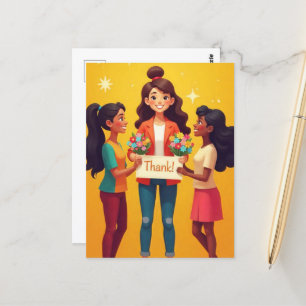 Cartão Postal "Obrigado, Professor!"