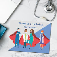 Obrigado Profissionais de Saúde Herói Médico Enfer