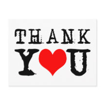 Obrigado Red Heart personalizável