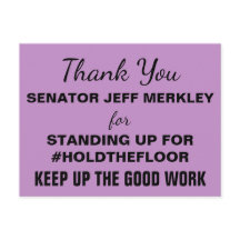 Obrigado Senador Merkley #holdTheFloor Resist