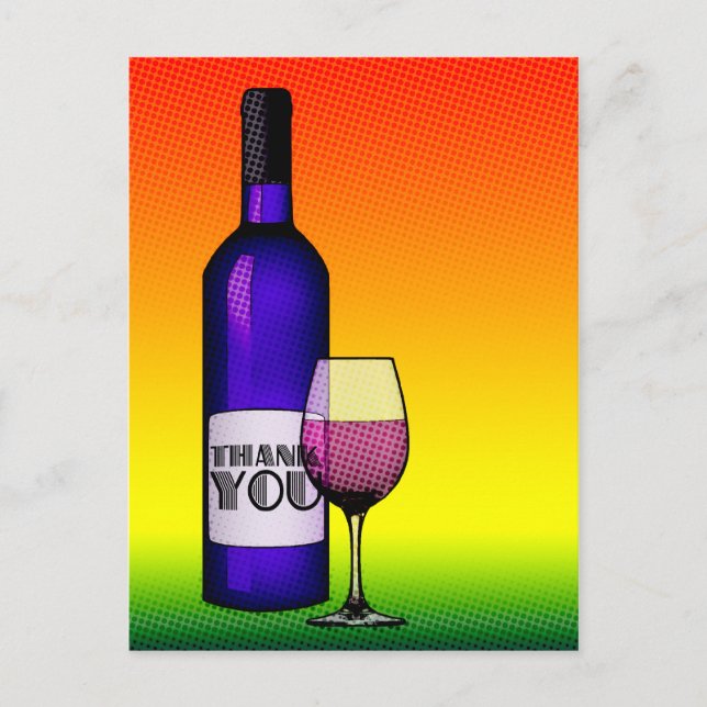 Cartão Postal obrigado seu brinde (Frente)