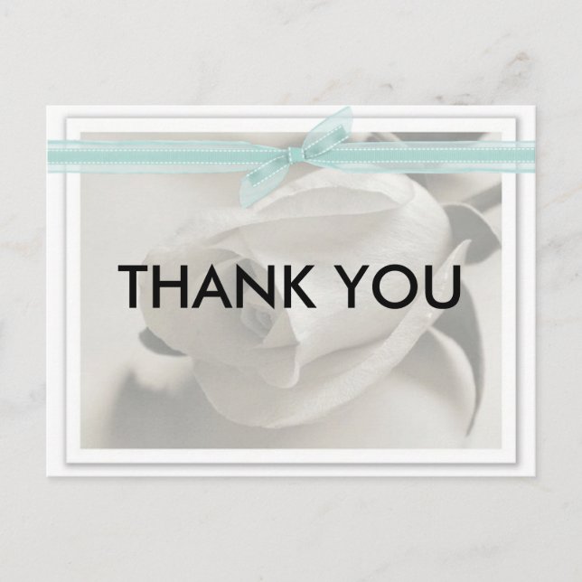 Cartão Postal Obrigado Tiffany (Frente)