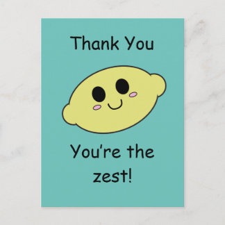 Cartão Postal Obrigado - Você é o Zest