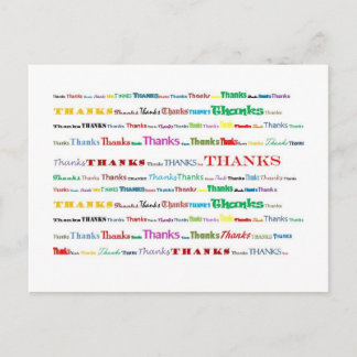 cartão postal obrigados