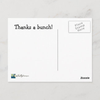 Cartão Postal Obrigados a Bunch—Obrigado Cartão-Postal