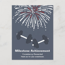 Cartão Postal Obrigados De Marco Comemorativos Para Seu Compromi