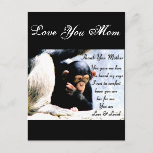 Cartão Postal Obrigados Mãe_