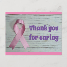 Cartão Postal Obrigados para assistência