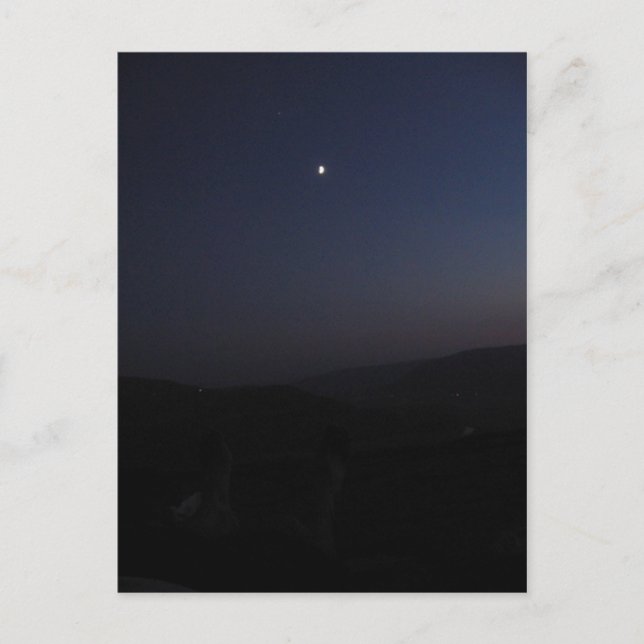 Cartão Postal observação de estrelas (Frente)
