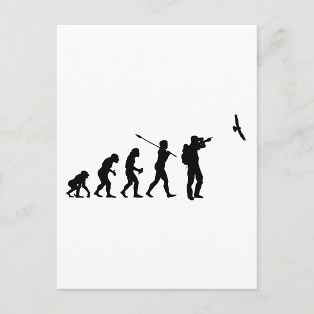 Cartão Postal Observador de pássaros (Frente)