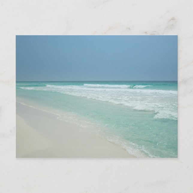 Cartão Postal Observando a inserção das ondas (Frente)