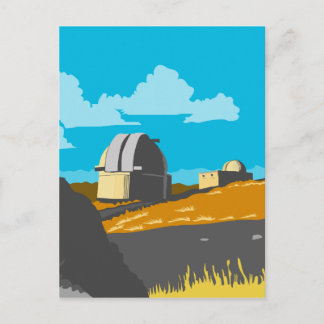 Cartão Postal Observatório do Monte John Lago Tekapo WPA