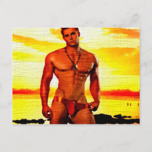 Cartão Postal Obsessão loira