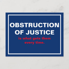 Cartão Postal Obstrução à Casa Branca de Trump