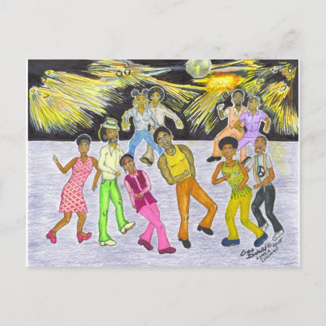 Cartão Postal Obtenha para baixo! (Frente)