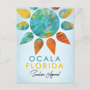 Cartão Postal Ocala Florida Sunshine Viagem