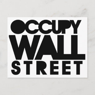 Cartão Postal Occupy Wall Street