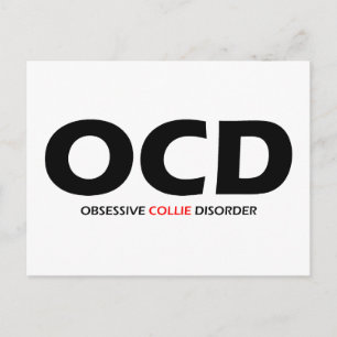 Cartão Postal OCD - Desordem obsessiva do Collie