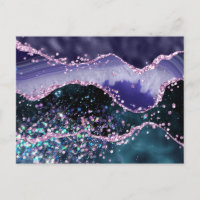 *~* Ocean Agate Celestial GLITTER AP8