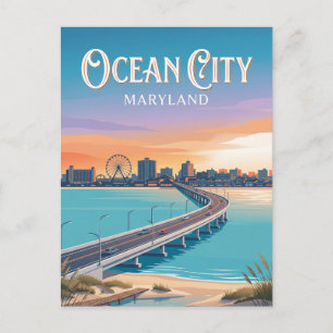Cartão Postal Ocean City Maryland