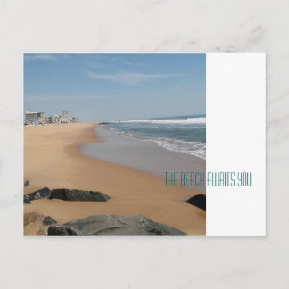 Cartão Postal Ocean City Maryland, praia