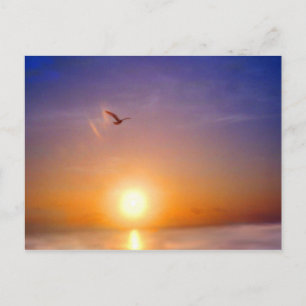 Cartão Postal Ocean Sunset Bliss