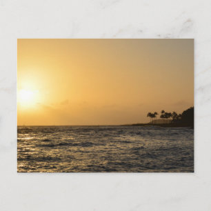 Cartão Postal Ocean Sunset em Kauai