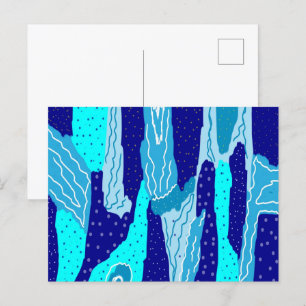 Cartão Postal Oceano Azul Icy