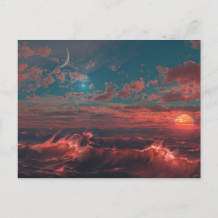Cartão Postal Oceano de Fogo