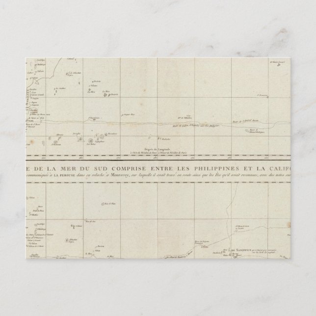 Cartão Postal Oceano Pacífico 8 (Frente)