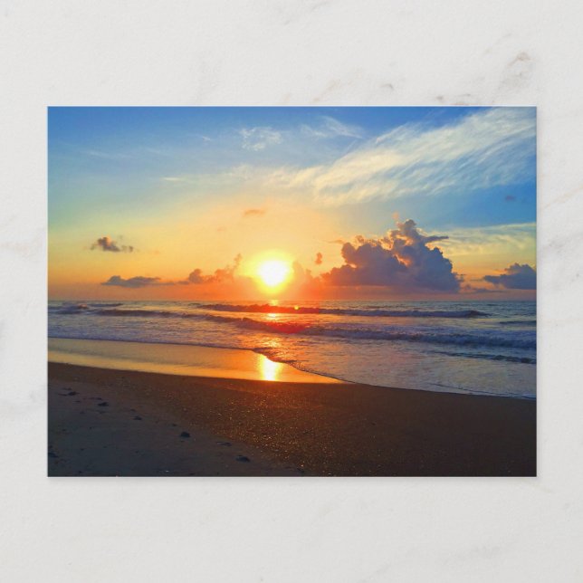 Cartão Postal Oceano Sol (Frente)