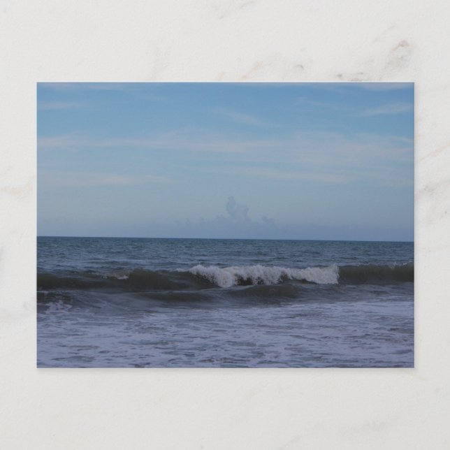 Cartão Postal Oceanside na costa da Flórida (Frente)