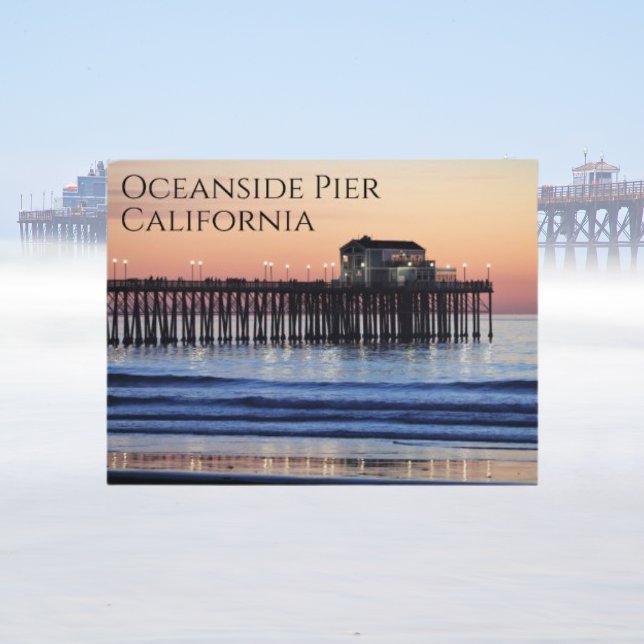 Cartão Postal Oceanside Pier California (Criador carregado)