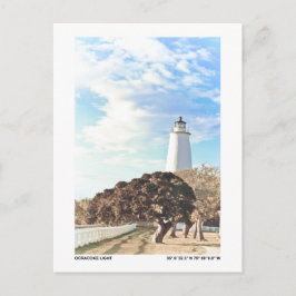 Cartão Postal Ocracoke Light.