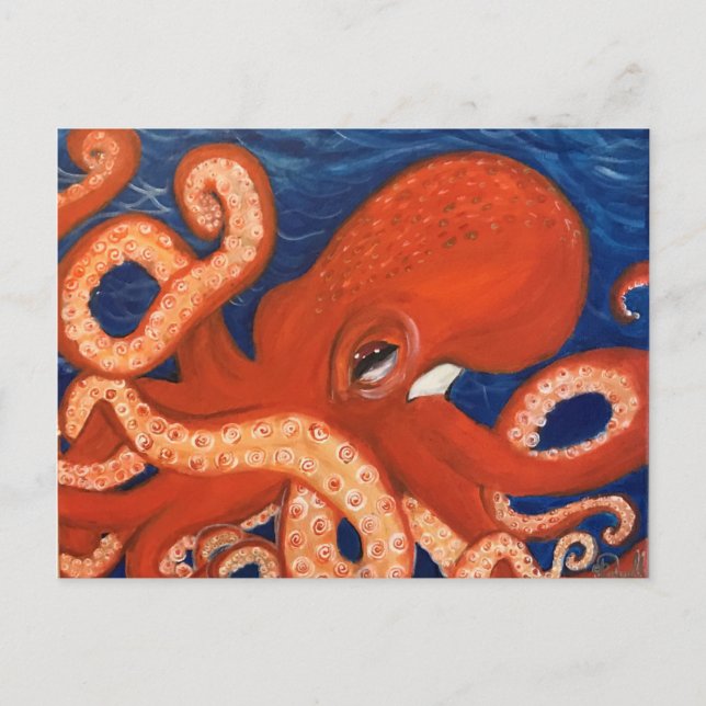 Cartão Postal Octopus (Frente)