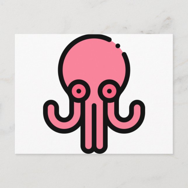 Cartão Postal Octopus (Frente)