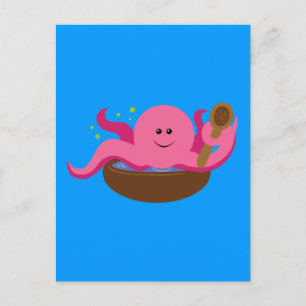 Cartão Postal Octopus Soup