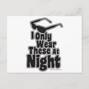 Cartão Postal Óculos de Sol Depois do Anoitecer