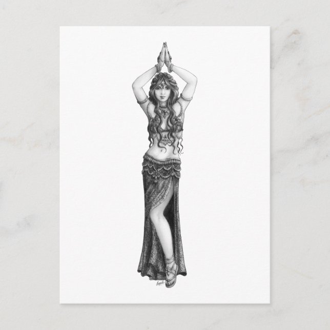 Cartão Postal Odalisk (Frente)
