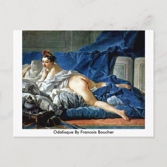Cartão Postal Odalisque Por Francois Boucher (Frente)