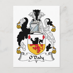Cartão Postal O'Daly Family Crest