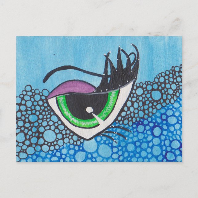 Cartão Postal Ode para Natalie VonRaven (Frente)