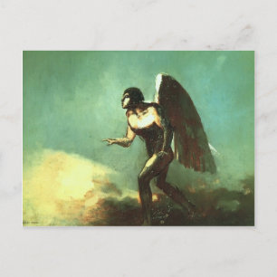 Cartão Postal Odilon Redon - O Homem Alado (O Anjo Falhado)