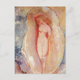 Cartão Postal Odilon Redon- o nascimento de Venus