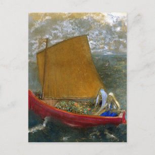 Cartão Postal Odilon Redon The Yellow Sail
