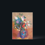 Cartão Postal Odilon Redon's painting, Bouquet of Flowers,<br><div class="desc">Bouquet of Flowers,  popular artwork by Odilon Redon.</div>