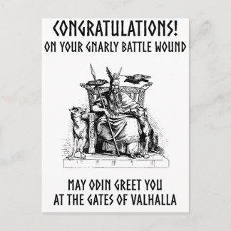 Cartão Postal Odin Diz Parabéns!