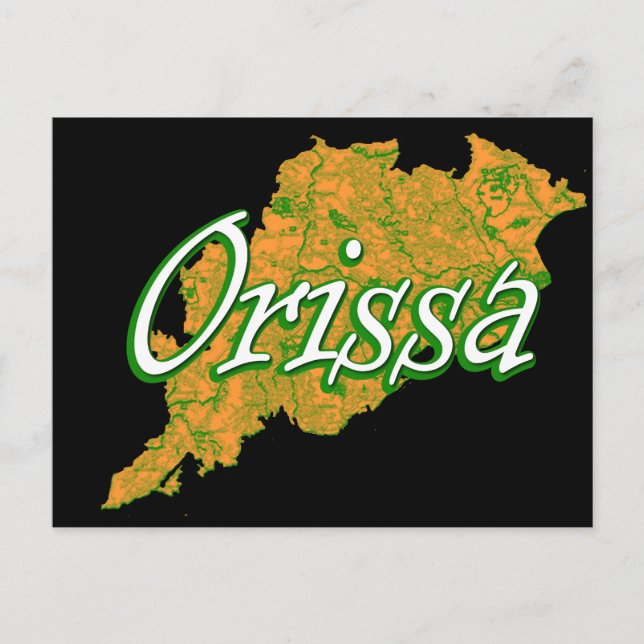 Cartão Postal Odisha (Frente)